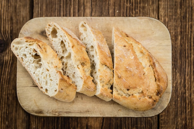 Mise au point sélective de la baguette