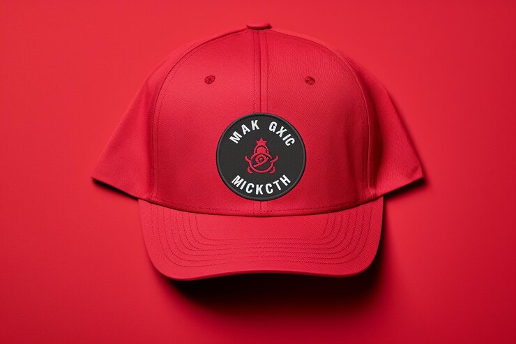Photo mockup de chapeau de bowler sur un fond plat