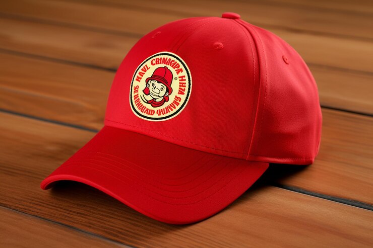 Photo mockup de chapeau de père avec des détails de patch