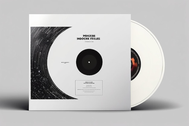 Mockup de disque en vinyle