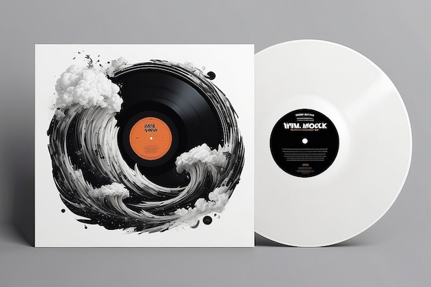 Mockup de disque en vinyle