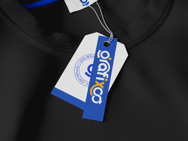 Mockup d'étiquette personnalisable PSD d'image de marque de haute qualité et vitrine d'écritures de produits