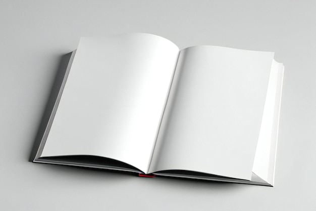 Mockup sur fond de livre solide en gras photo de studio avec lumière de studio
