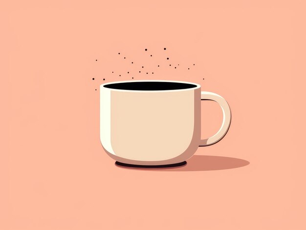 mockup de tasse de café psd photo gratuite papier peint HD 8K