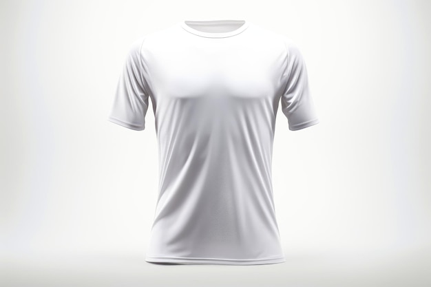 Mockup d'uniformes d'équipe de football de sport chemise blanche illustration d'IA générative