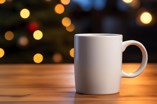 Mockups de tasse de Noël Mockup de tasse d'eau BundleCoupe de caféMockup de Noël