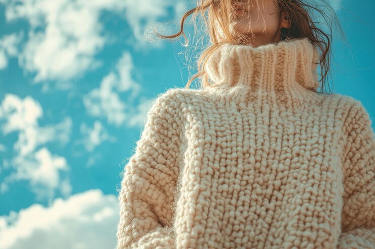 Une mode confortable sous un ciel bleu vif