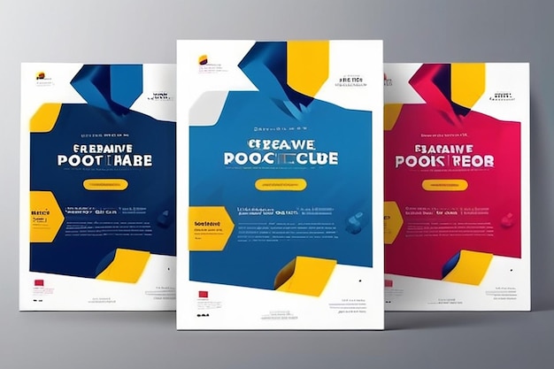 Modèle d'affiche créative
