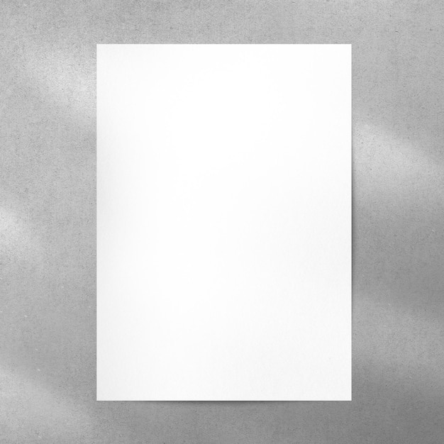Modèle d'affiche png de papier transparent réaliste
