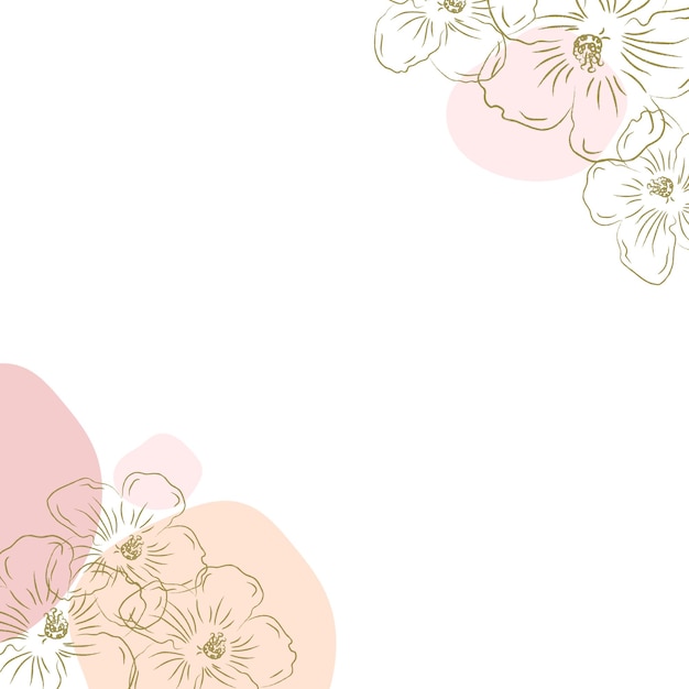 modèle d'arrière-plan de fleurs de roses PSD