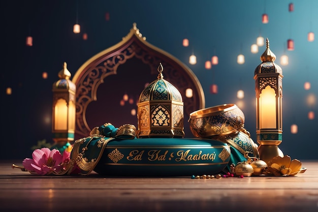 modèle de bannière web d'Eid Mubarak et d'Eid ul Fitr