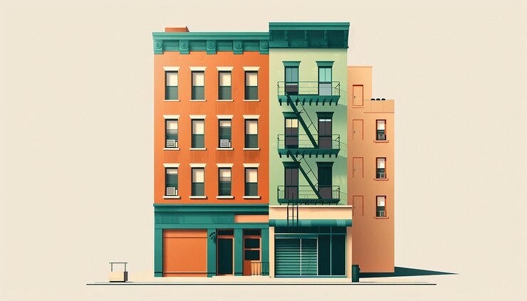 Photo un modèle d'un bâtiment avec une boîte d'appartements