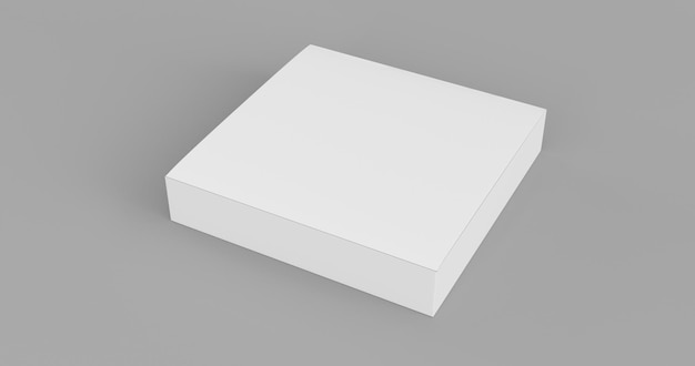modèle de boîte à cadeaux 3d rendu mockup psd