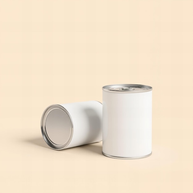 Modèle de boîte à nourriture blanche