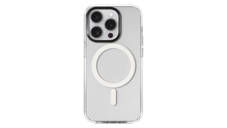Photo modèle d'un boîtier de téléphone protecteur transparent