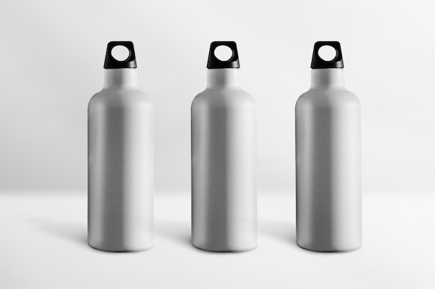 Modèle de bouteille d'eau réutilisable png