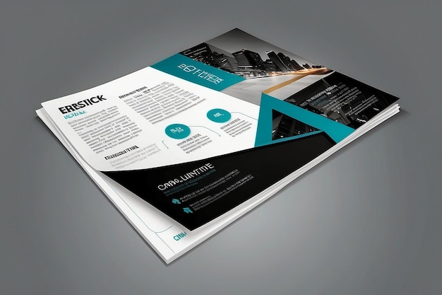 Modèle de brochure d'affaires à format A4