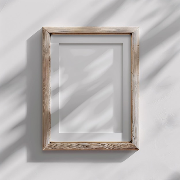 Modèle de cadre d'affiche en gros plan 3D