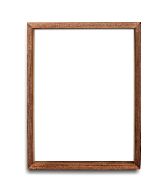 Modèle de cadre d'image en bois png transparent
