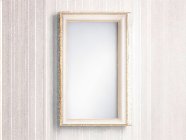 Photo modèle de cadre vide avec un espace blanc vide pour placer votre conception