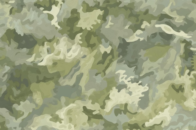 modèle de camouflage dans un léger khaki vert de sauge forestier généré par l'IA