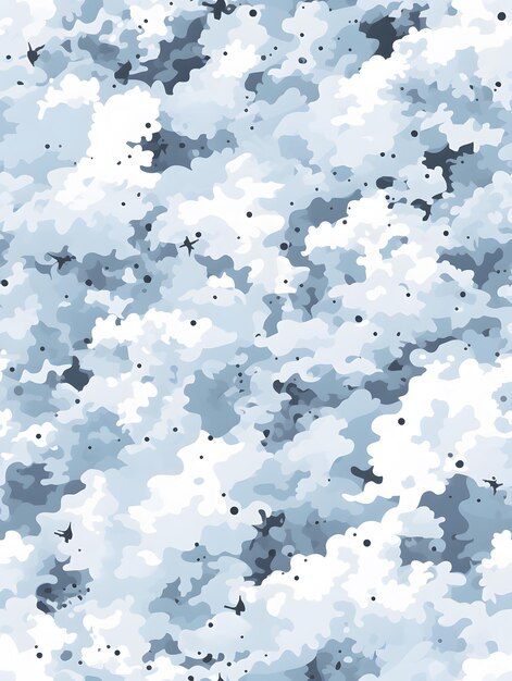 Modèle de camouflage numérique de neige