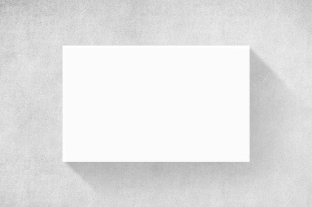 Modèle de carte de visite Png sur fond de béton
