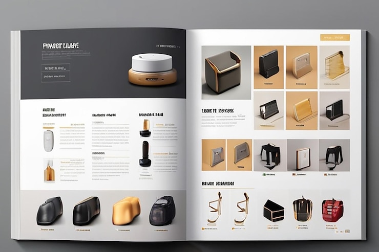 Photo modèle de catalogue de produits