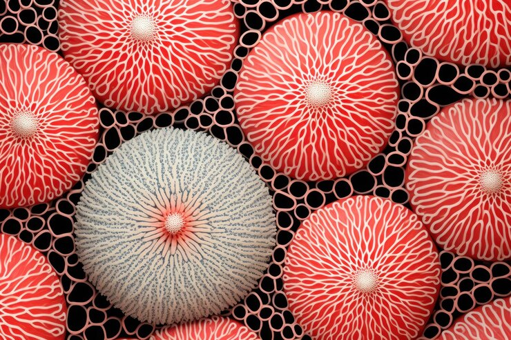 Photo le modèle de cercle répété de corail ar 32 v 52 id de travail 7371a9cc59f54b21b71b41685cdfcaa0