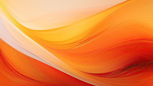 Modèle de conception abstraite de l'arrière-plan à ondes orange