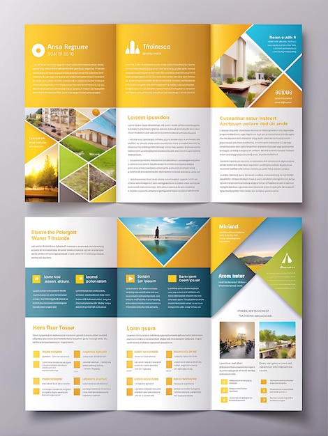 Modèle de conception de la brochure Image