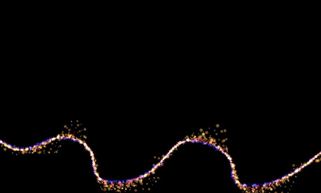 Modèle de conception géométrique de fond de ligne et de vague colorée bannière fond d'écran dépliant