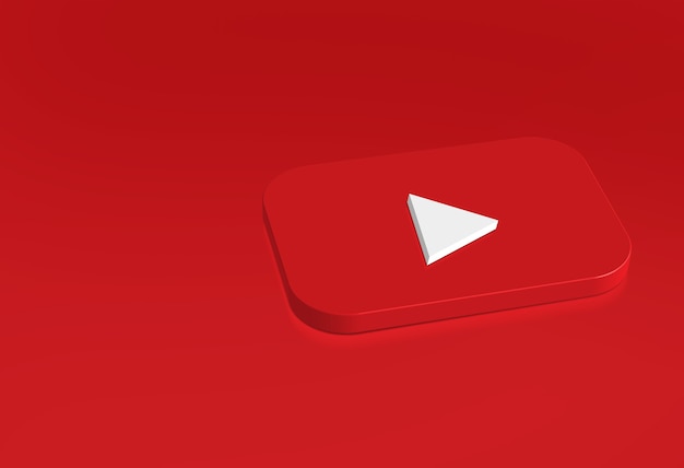 Modèle de conception simple de logo Youtube