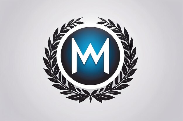 Modèle de conception vectorielle du logo M de l'identité de marque de l'entreprise
