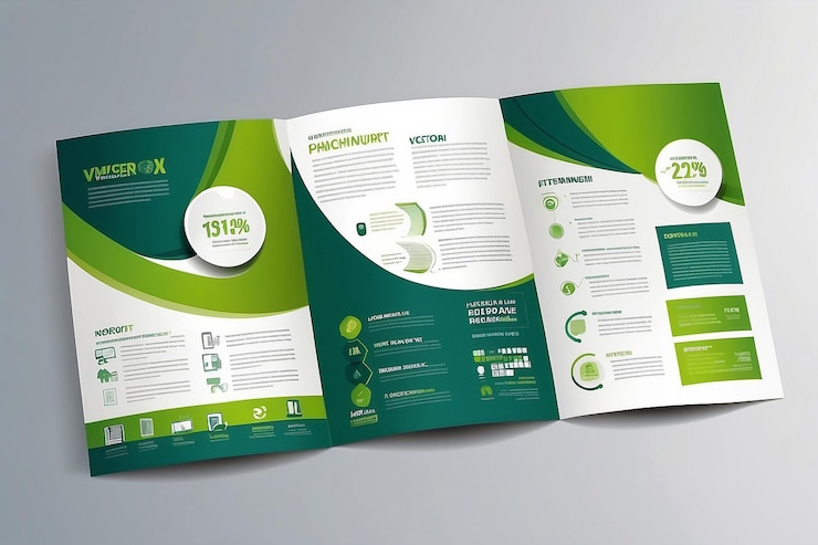 Photo modèle de conception vectorielle pour la brochure rapport annuel magazine affiche présentation d'entreprise