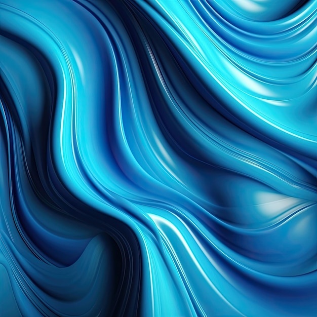 Le modèle d'eau des vagues bleues sans couture