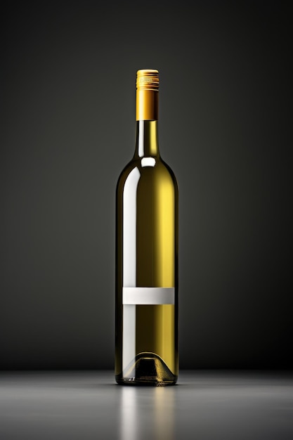 modèle d'étiquette de bouteille de vin