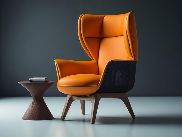 modèle de fauteuil orange