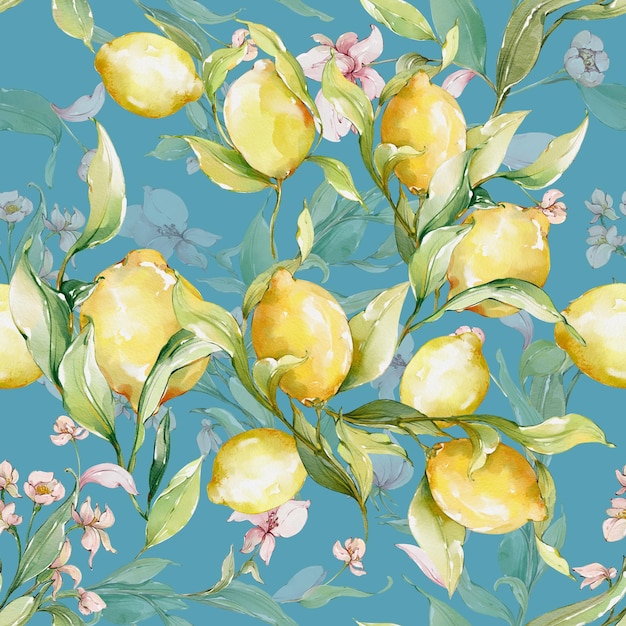 Modèle de fleur aquarelle