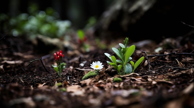 modèle de fleur