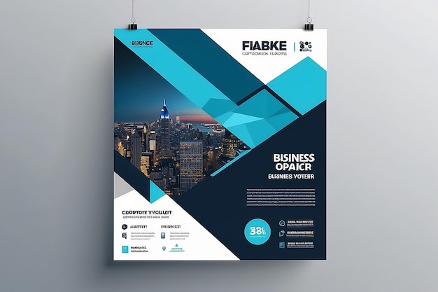 Modèle de flyer d'entreprise créatif Modèle de Flyer d'affaires d'entreprise