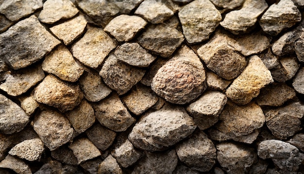 Modèle de fond de mur en pierre Fond de mur en pierre grise Texture d'un mur de pierre Vieux mur de pierre de château