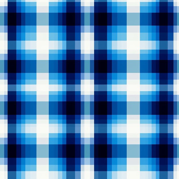 Modèle Gingham Ikat à haute résolution dans une conception symétrique