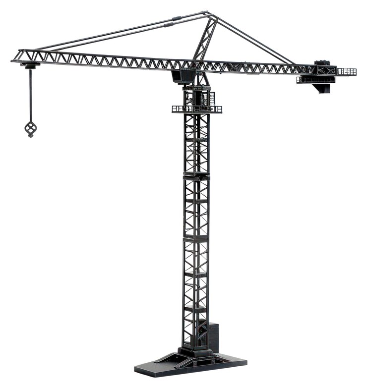 Photo modèle de grue de construction industrielle de png