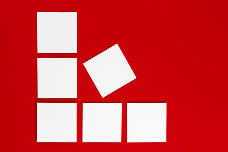 Photo . modèle d'identité de marque. . rouge et blanc