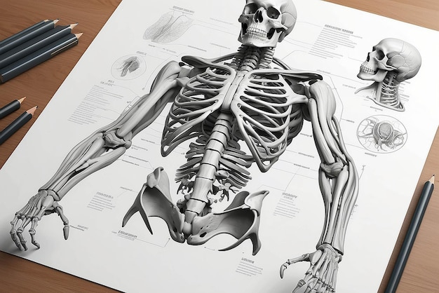 Photo modèle d'illustration d'anatomie