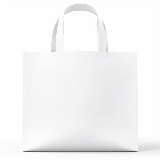 Photo modèle isolé de sac à dos blanc génératif ai