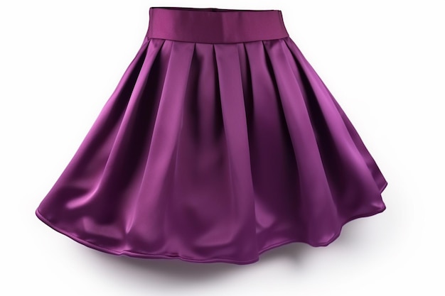 modèle de jupe courte violette pour femme