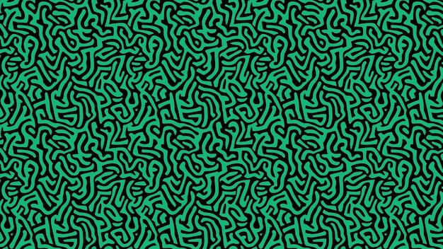 Modèle de labyrinthe vert abstrait