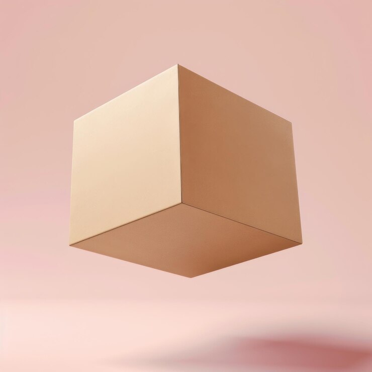 Photo modèle de lampe en carton de boîte